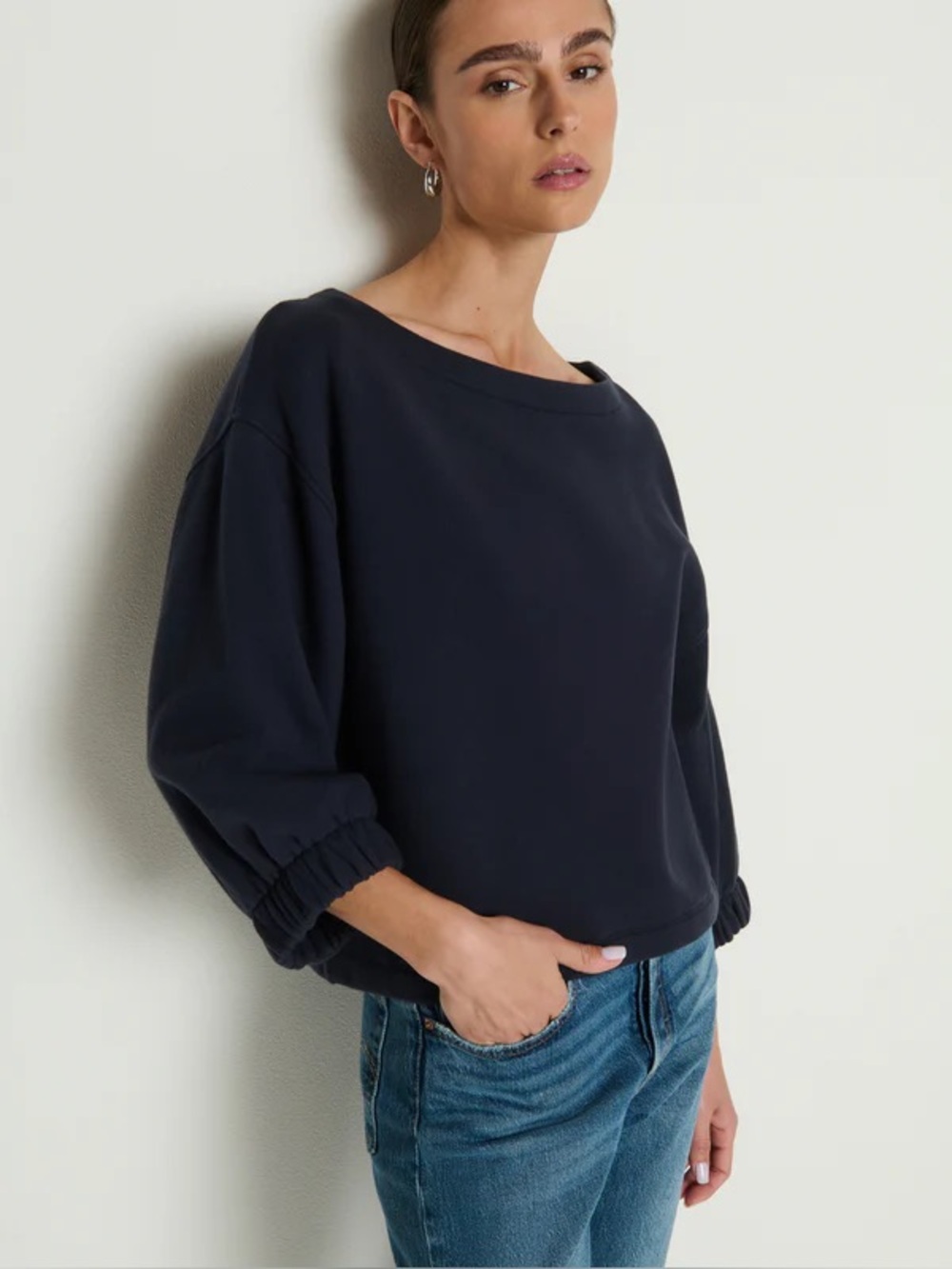 NWT Anthropologie Geri Sweatshirt Night Sky Nation Ltd